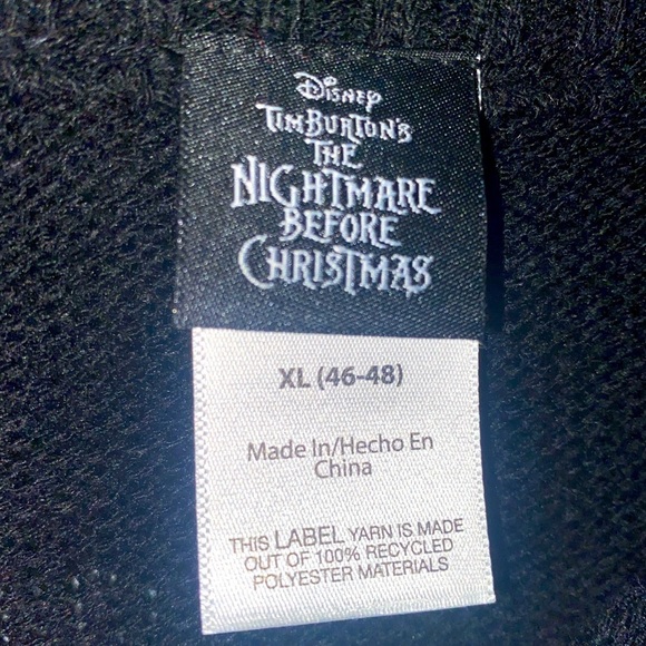 Tim Burton’s The Nightmare B4 Christmas Ugly Christmas Sweater. Authentic. NWT - Picture 10 of 13